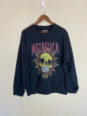 Metallica Sun Skull Crewneck cotton/polyester blend L